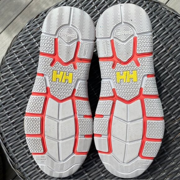 Helly Hansen Skagen Race Series Sailing Sneakers Mens Size 12/18 Orange Gray - Picture 5 of 5